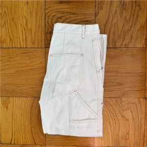 White Cargo Jeans